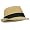 Natural Panama Fedora w/ Black Band