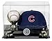 Golden Classic MLB Single Baseball with Cap Logo Deluxe Display Case