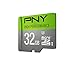 PNY U3 High Performance 32GB High Speed MicroSDHC Class 10 UHS-I, up to 60MB/sec Flash Memory Card (P-SDU32GU360G-GE)