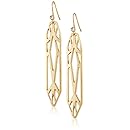 Kenneth Cole New York "Blue Rays" Geometric Cut-Out Linear Earrings