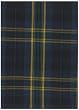 Durable Flat Weave 100% Cotton Blue Plaid Dishtowel 18" X 28" Set / 6