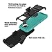 Galaxy S6 Case, CelltoTriple Layer [Kickstand] Combo Holster Cover [Heavy Duty Rugged] Kickstand and Locking Belt Swivel Clip (Mint)