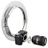Nikon Lens to Canon EOS EF Camera Adapter Ring, Silver