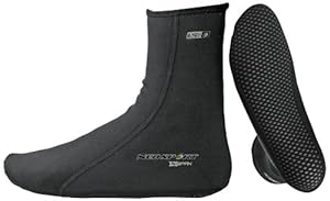 NeoSport Wetsuits XSPAN 1.5mm Sock,Black,Large