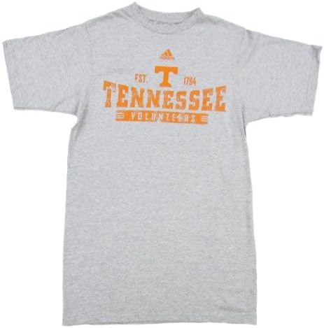 adidas Tennessee Volunteers Distressed Established T-Shirt - Grey (Large)