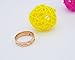 WDSHOW Heartbeat Rings Rose Gold for Women Size 7