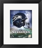 Seattle Seahawks Helmet Logo Framed Photo, Size 14.75 X 16.75 at Amazon.com
