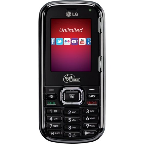 LG Rumor 2 Prepaid Phone (Virgin Mobile) Cell Phones