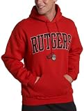 Rutgers Scarlet Knights Hoodie with Arch and Mascot