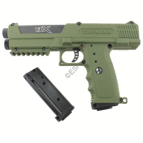 ''TIPPMANN TiPX .68 Caliber Paintball Pistol Olive'' !! StokesHZaraci