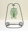 Hoots the Owl Recycled Glass Suncatcher with Wrought Iron Stand
