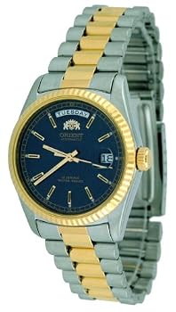 Orient #2EV03000D Men's Classic Day/Date 2 Tone Self Winding Automatic Watch