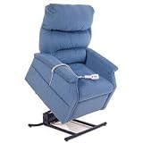 LC-20 Classic Collection Medium Lift Chair with Sewn Pillow Back - Quick Ship Fabric: Wheat