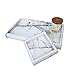roomfitters Marble Print Vanity Tray, Best Bathroom Catchall Tray for Jewelry Perfume, Upgraded Version Water Resistant, Anti-Scratch