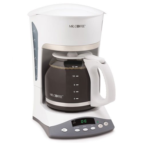 Mr. Coffee SKX20 12-Cup Programmable Coffeemaker, White
