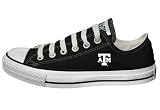 Converse Chuck Taylor All Star Lo Top Black Texas A&M University Logo White Canvas