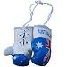 Mini Punch Boxing Gloves Miniature Novelties Key Chain Australia Flagged