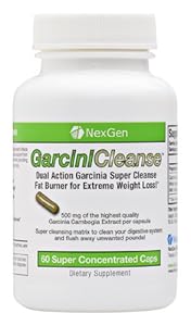 GarciniCleanse - Garcinia 500mg per capsule 60% HCA diet pills combined with powerful detox and cleansing ingredients! Maximum appetite supression and weight loss!