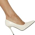SALE Classic The Highest Heel Bone Kidskin P.U. Size: 9