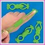 12 Stretchable Flying Frogs (3 1/2")