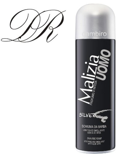 MALIZIA UOMO Silver - Rasierschaum - Aloe Vera 300ml Preisvergleich