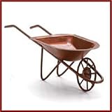 6 In. Rust Tin Wheelbarrow