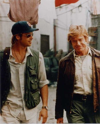 ブロマイド写真★映画『スパイ・ゲーム』ブラッド・ピット＆ロバート・レッドフォード