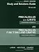 Books : Precalculus With Limits A Graphing Approach Study And Solutions Guide 5th Edition