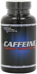 Serious Nutrition Solution Caffeine Tablets, 200mg, 240-Count