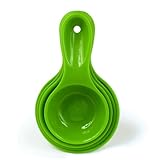 Preserve Dry Measuring Cups, Green, Set of 4