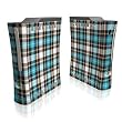 Turquoise Plaid Design Xbox 360 Concole Protector Skin Decal Sticker