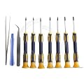 10 teiliger Torx Schraubendrehersatz T3, T4, T5, T6, T7, T8 und T10