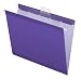 Pendaflex 42625 Ready Tab Colored Reinforced Hanging Letter Folders, 1/5 Cut, Violet, 25/box
