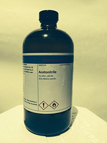 Alan Scientific Inc, HPLC Grade Acetonitrile, ASH001-4x1L