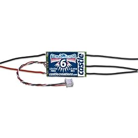 Castle Creations T-Bird BL ESC 6 Amp w JST Connector: SPM Nanolite from Castle Speed Controls
