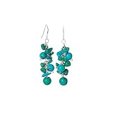 Sterling Silver with Turquoise Dangle Earrings