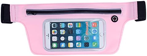 Running Belt Waist Pack Pouch, Hamaker Best Sports Belt Workout Waist Fanny Pack Pouch Case for iPhone 6 Plus /iphone 6/Samsung Galaxy note3 (Pink)