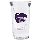 Set of 2 Kansas State Wildcats Fluted Shot Glass - NCAA College Athletics - Fan Shop