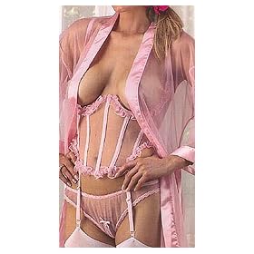 Sheer Delight Nipple Baring Cupless Bustier