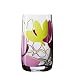BodaNova Season 4x Drinkglasses Yellow/Pink