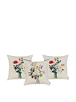 Apolena Set Funda De Cojín 3 Uds. (Beige/Multicolor)