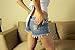 VIGVOG Women Low Waist Rivet Denim Short Aysm Hem Hot Night Pant