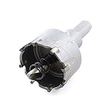 uxcell　ホールソー　穴開け　35mm直径　メタル、ステンレス鋼材質　 ツイストドリルビットデザイン　1個