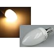 LED 1,6W Gl�hlampe "Kerzenform" E14 mit 24 LEDs 85lm warmwei�
