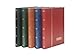 LINDNER Stamp Stockbook- Red Cover- 60 Black Pages- Clear Strips- Double Glassine Interleaving