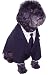 Dog Business Suit Shirt and Tie Outfit X-Small Teacup Size