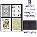 KEM Arrow Black and Gold Bridge Size Standard Index Playing Cards