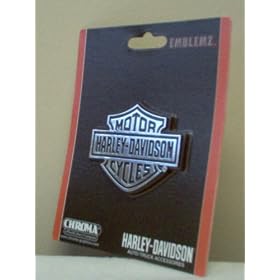 Harley Davidson Chrome Plated Emblem Auto Truck Accessory Decal