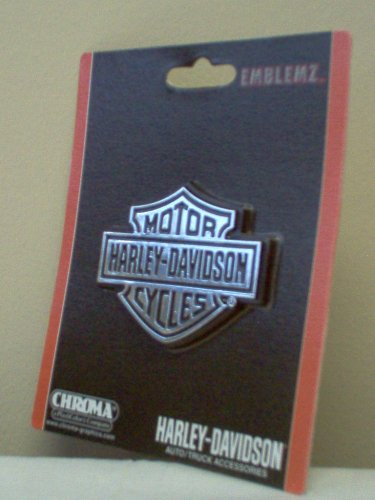 Harley Davidson Chrome Plated Emblem Auto Truck Accessory Decal