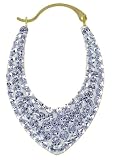 Image of Evoke 9ct Gold Violet CrystallizedTM - Swarovski Elements Plain Large Fancy Creole